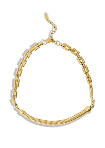 pebby forevee Necklace Gold KAIA WATER RESISTANT NECKLACE