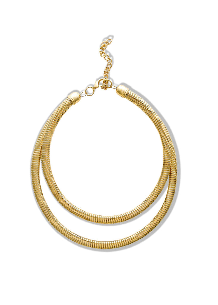 pebby forevee Necklace Gold MARLEY STATEMENT CHOKER NECKLACE