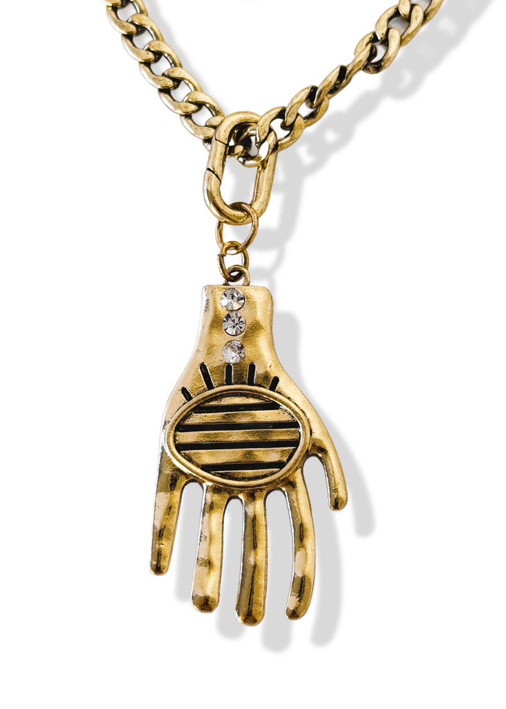 pebby forevee Necklace Gold OLSEN WRAP STATEMENT NECKLACE