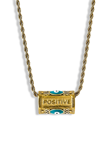 pebby forevee Necklace Gold PARDON MY FRENCH WATER RESISTANT NECKLACE