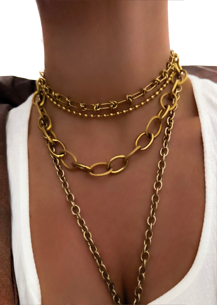 pebby forevee Necklace Gold PRIME WATER RESISTANT NECKLACE