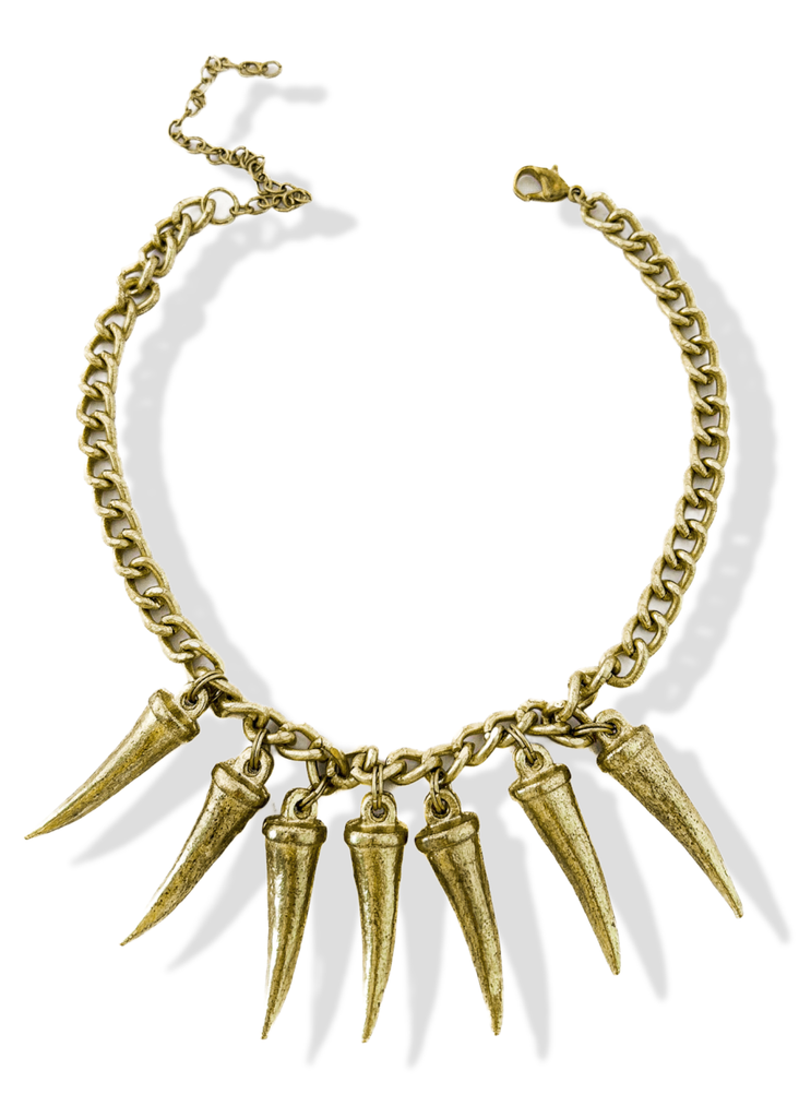 pebby forevee Necklace Gold SAWTOOTH STATEMENT NECKLACE