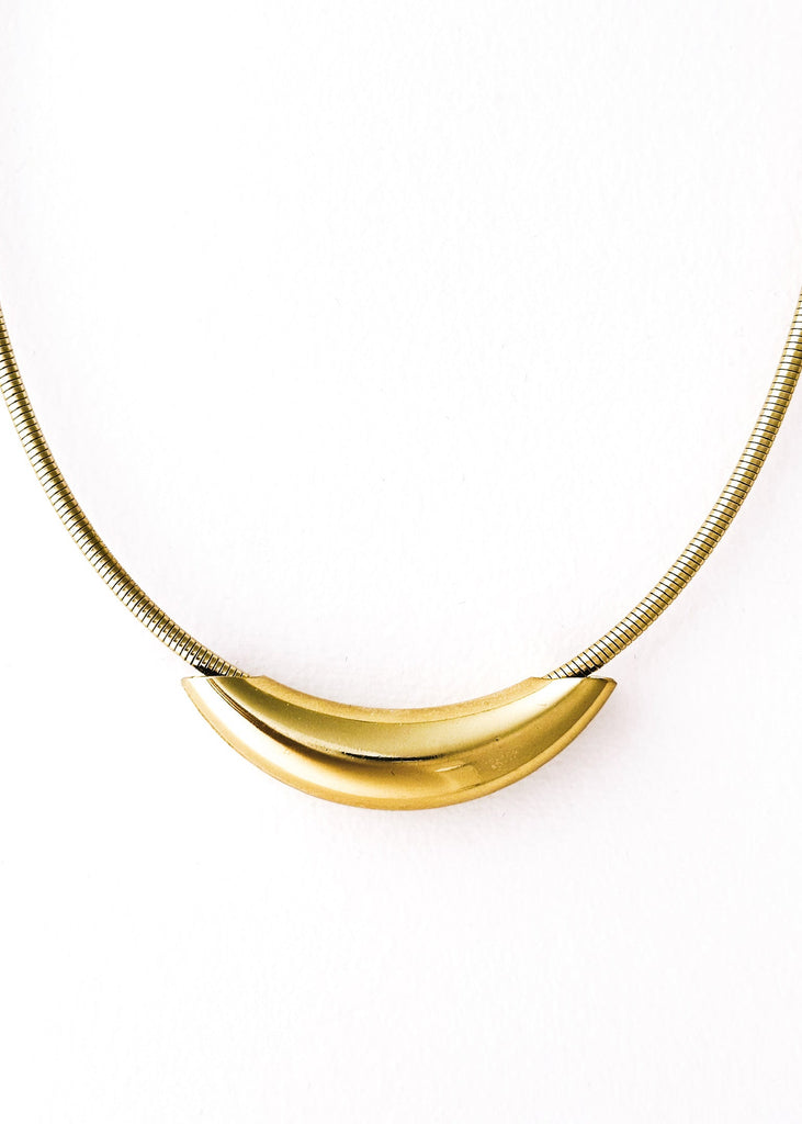 pebby forevee Necklace Gold SCULPTURE WATER RESISTANT NECKLACE