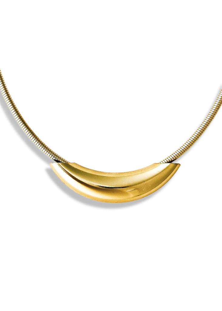 pebby forevee Necklace Gold SCULPTURE WATER RESISTANT NECKLACE