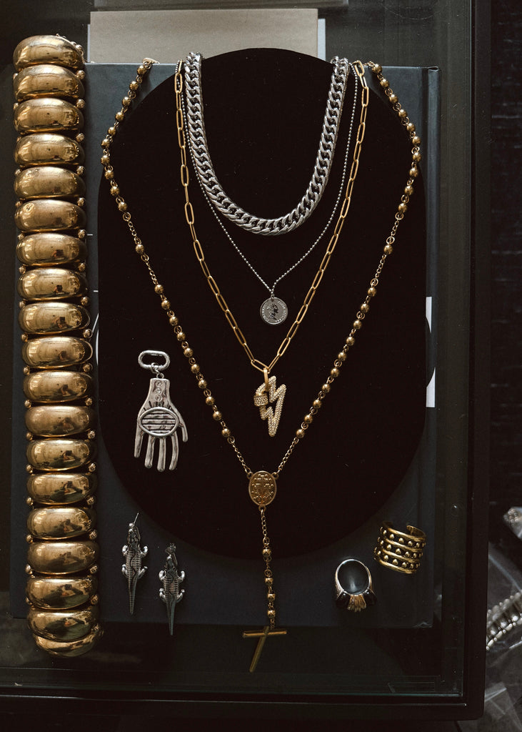 pebby forevee Necklace Gold/Silver ELECTRA NECKLACE SET