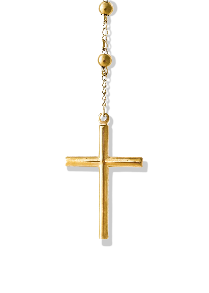 pebby forevee Necklace Gold THE COMMANDMENTS WATER RESISTANT LONGLINE NECKLACE