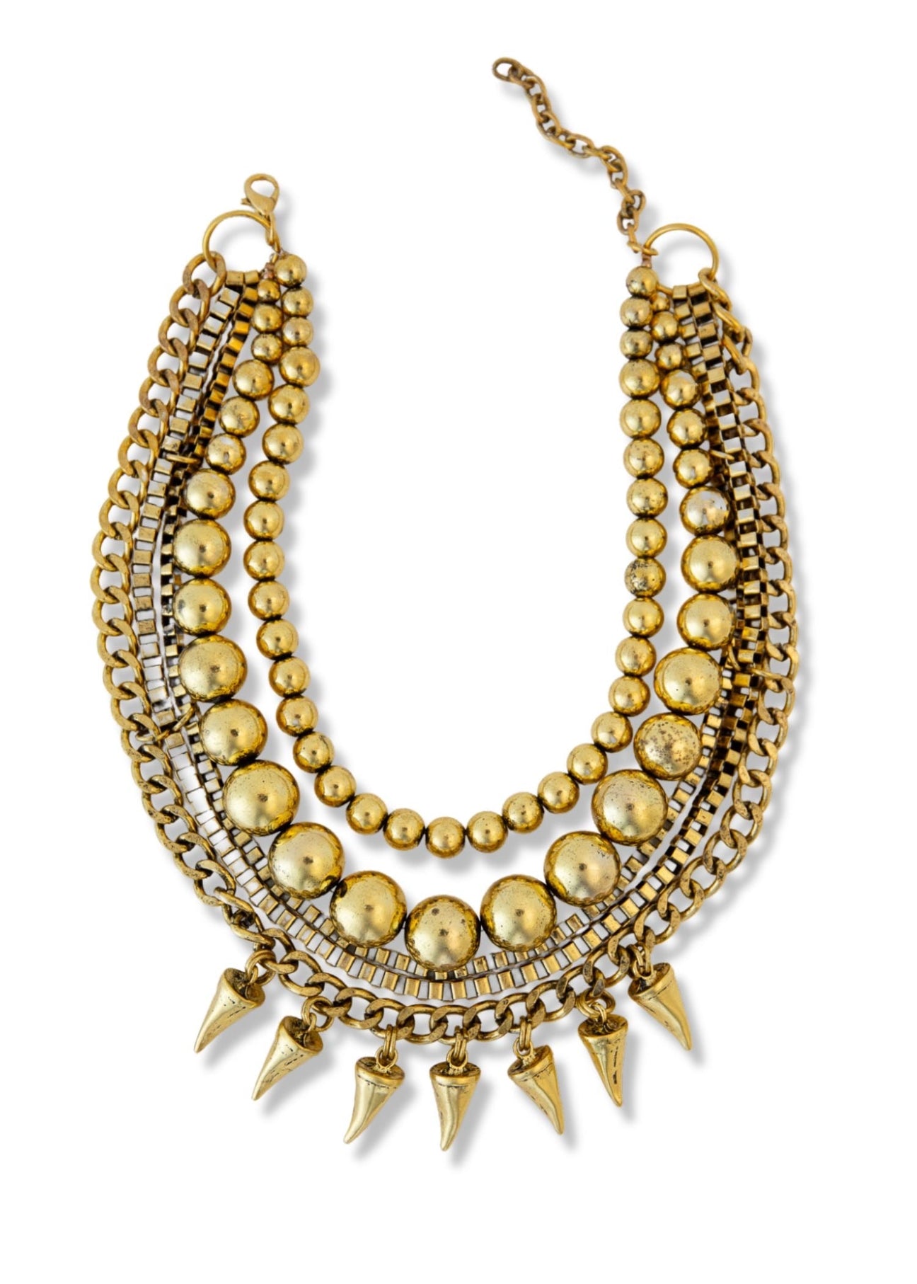 pebby forevee Necklace Gold THE MOTIVATED STATEMENT CHOKER NECKLACE