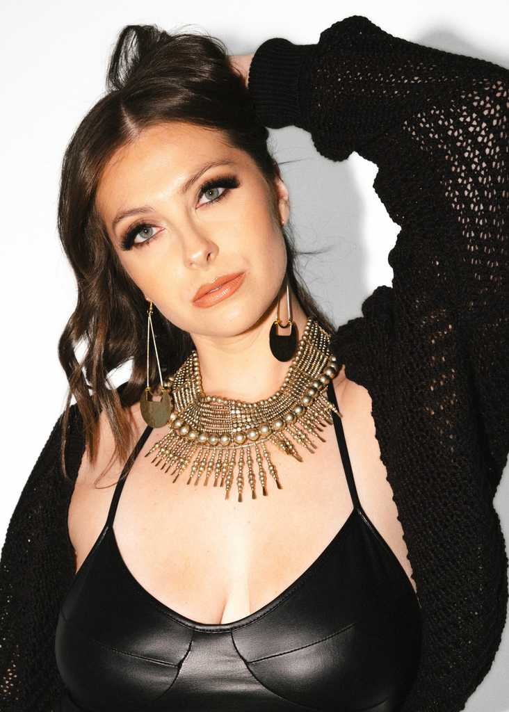 pebby forevee Necklace Gold THE NERVE STATEMENT CHOKER NECKLACE