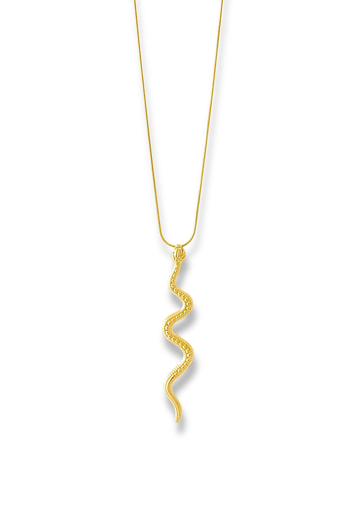 pebby forevee Necklace Gold VIPER WATER RESISTANT NECKLACE