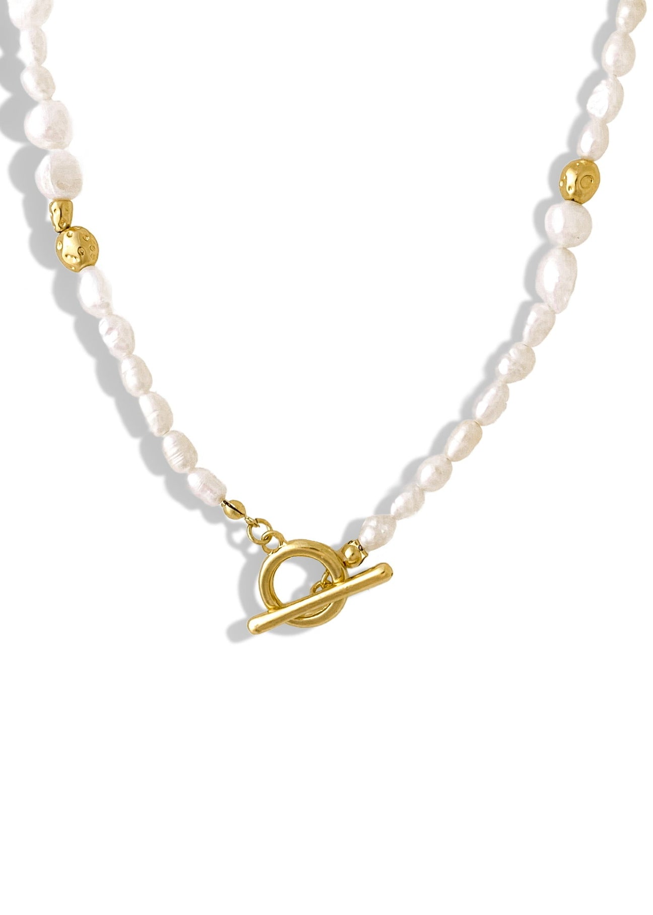 pebby forevee Necklace Gold WELLS WATER RESISTANT NECKLACE