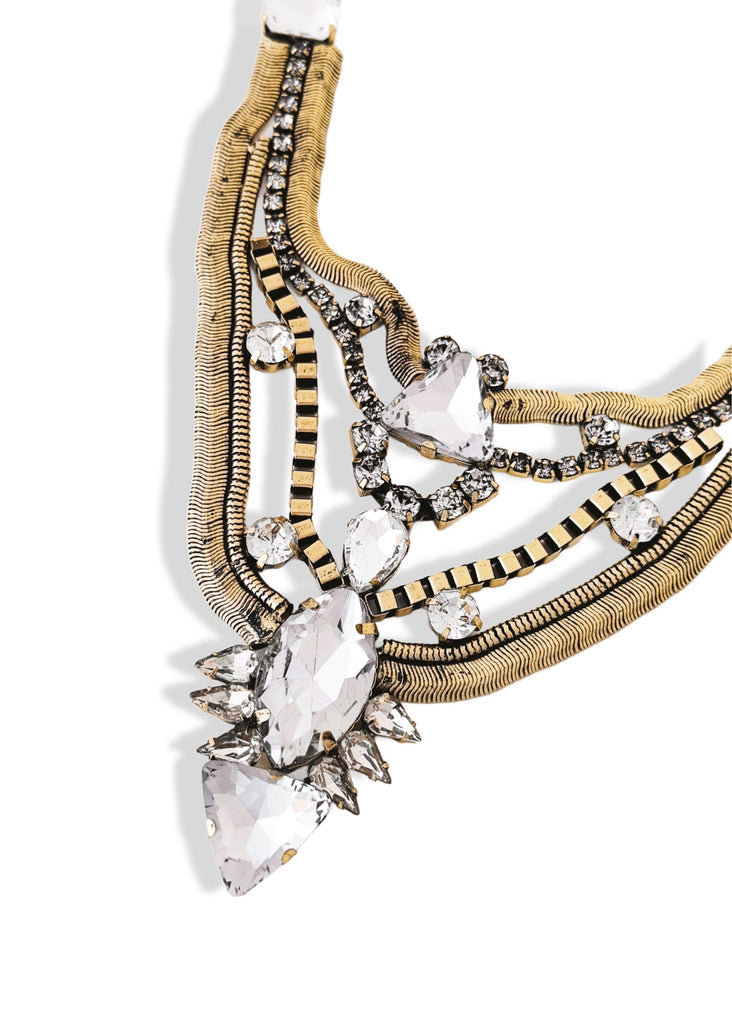 pebby forevee Necklace Gold YOU'LL BE BACK STATEMENT NECKLACE