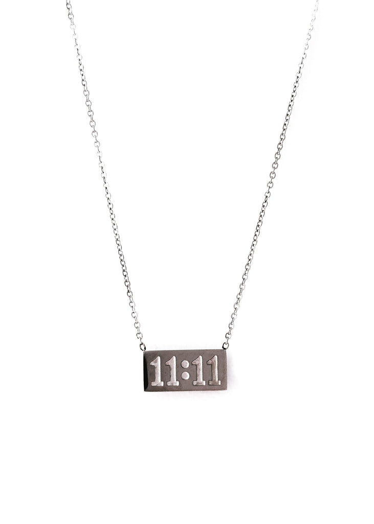 pebby forevee Necklace Silver ANGEL NUMBERS WATER RESISTANT NECKLACE