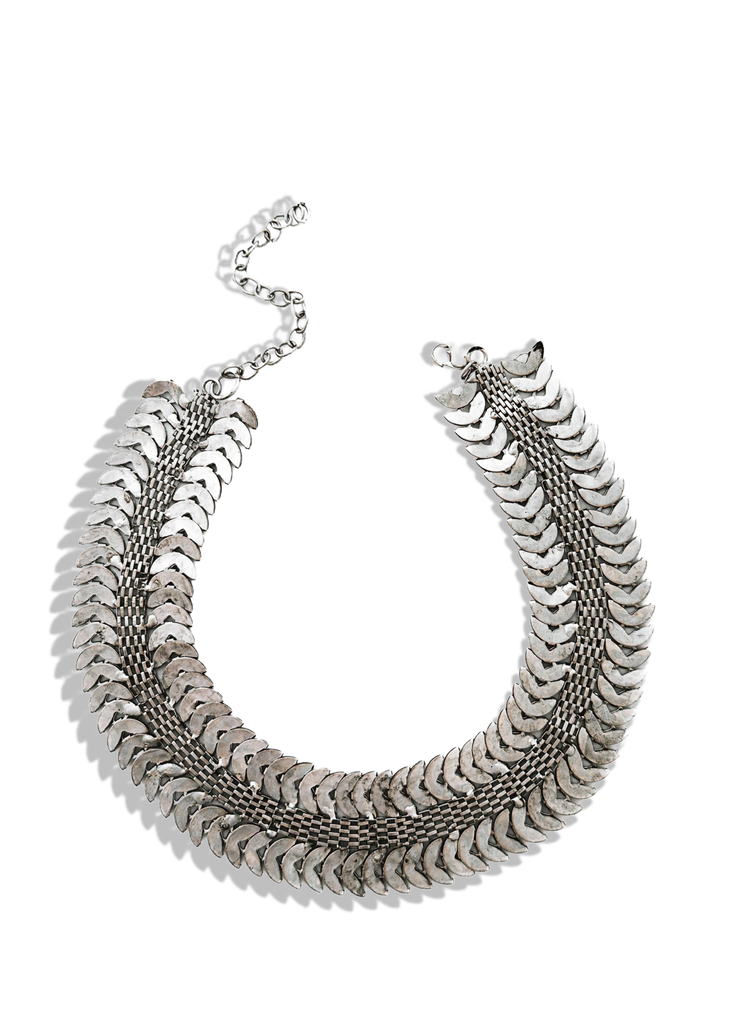 pebby forevee Necklace Silver APPROVED STATEMENT CHOKER NECKLACE