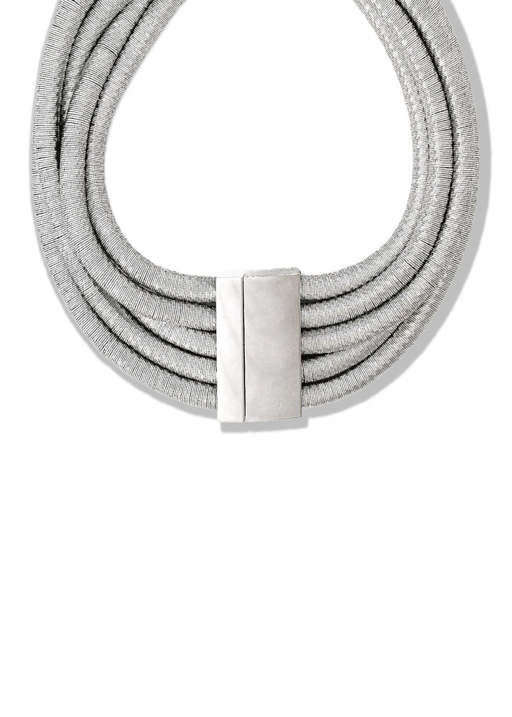 pebby forevee Necklace Silver BECKETT STATEMENT CHOKER NECKLACE