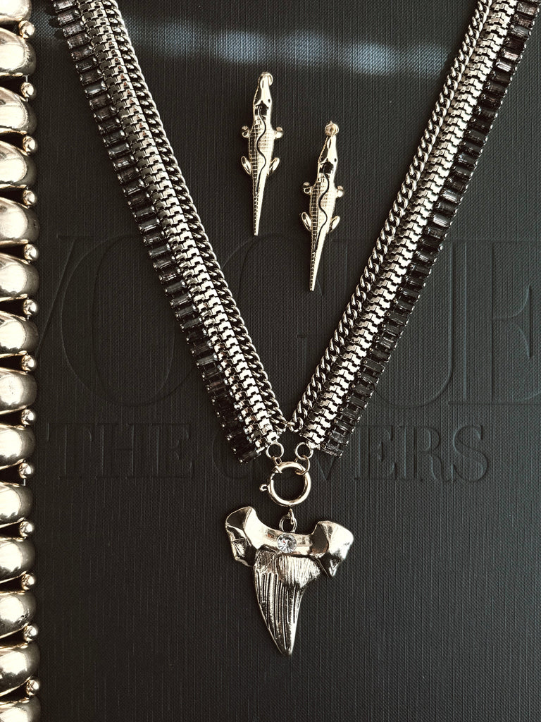 pebby forevee Necklace Silver CLEAR INDICATION STATEMENT NECKLACE