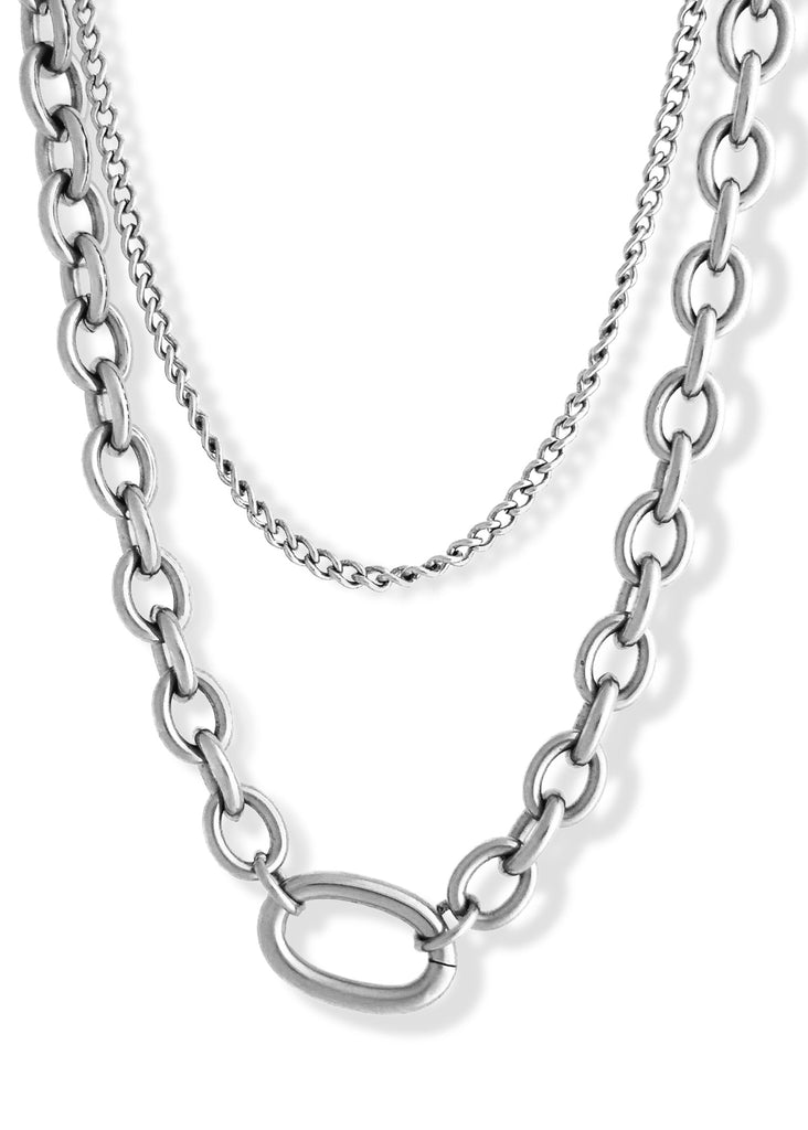 pebby forevee Necklace Silver COME BACK WATER RESISTANT NECKLACE