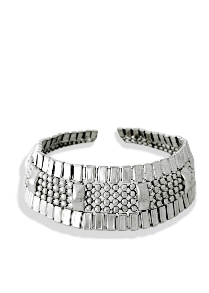 pebby forevee Necklace Silver CREDITED STATEMENT CHOKER NECKLACE