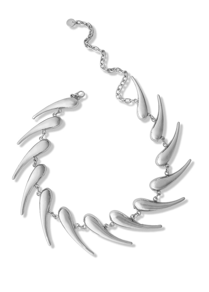pebby forevee Necklace Silver CUTTING EDGE STATEMENT NECKLACE