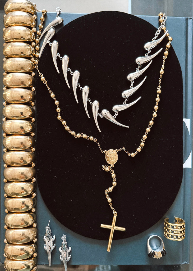 pebby forevee Necklace Silver CUTTING EDGE STATEMENT NECKLACE