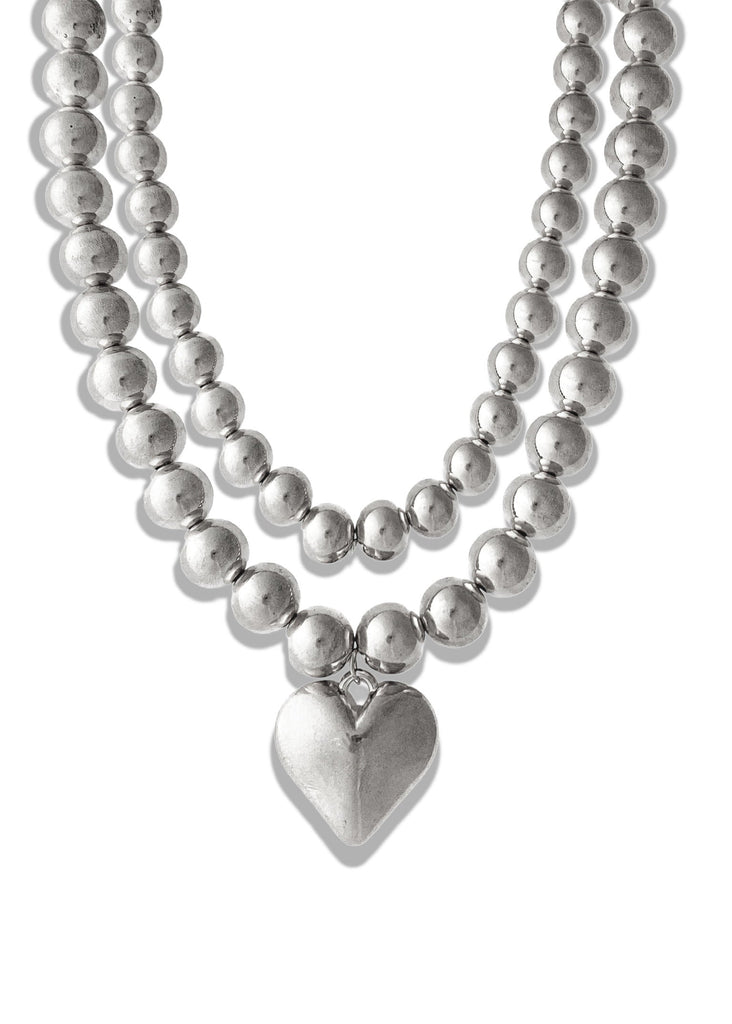 pebby forevee Necklace Silver FABIENNE STATEMENT NECKLACE