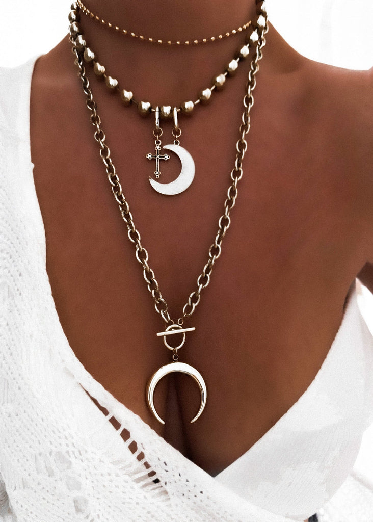 pebby forevee Necklace Silver FORTUNA LUXE WATER RESISTANT NECKLACE