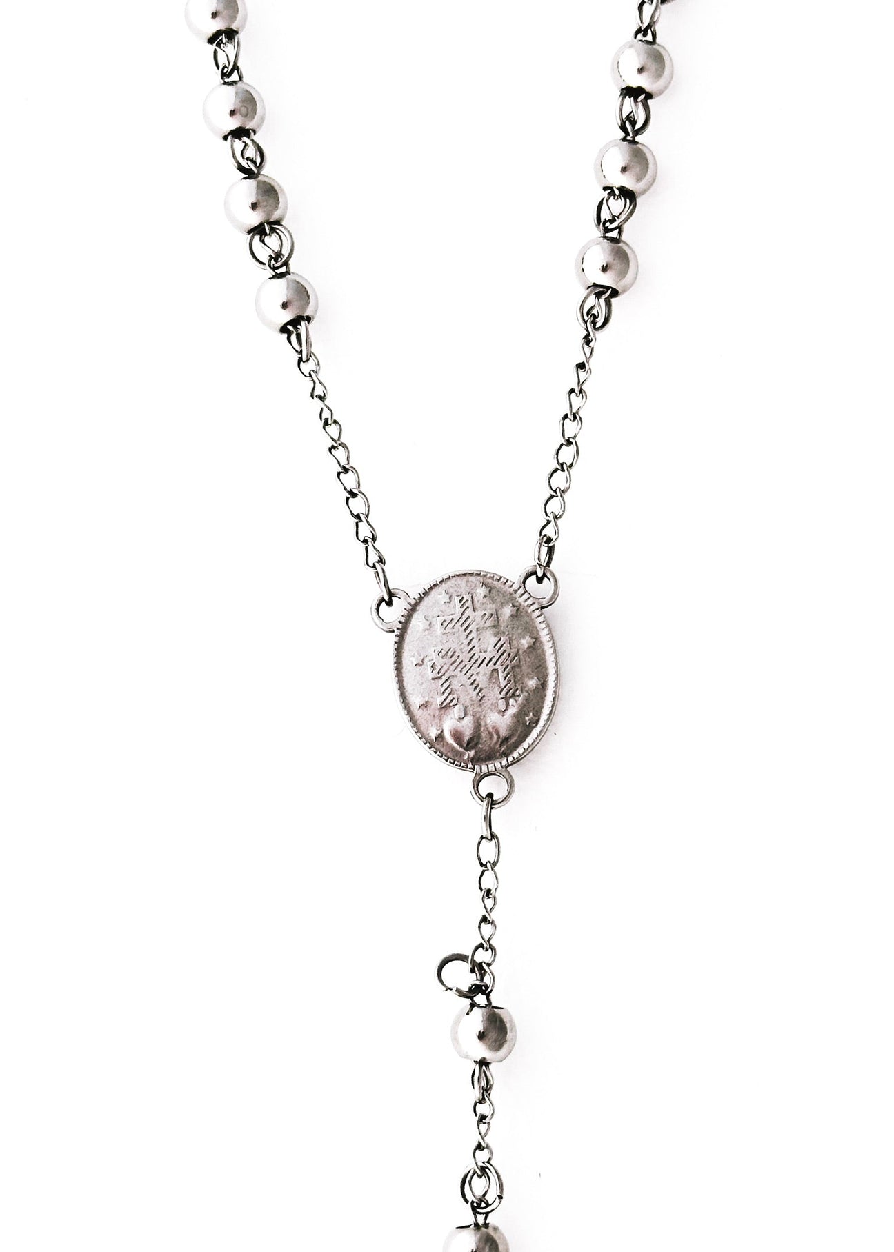 pebby forevee Necklace Silver **GETTING RESTOCKED ** SAINTLY WATER RESISTANT LONGLINE NECKLACE