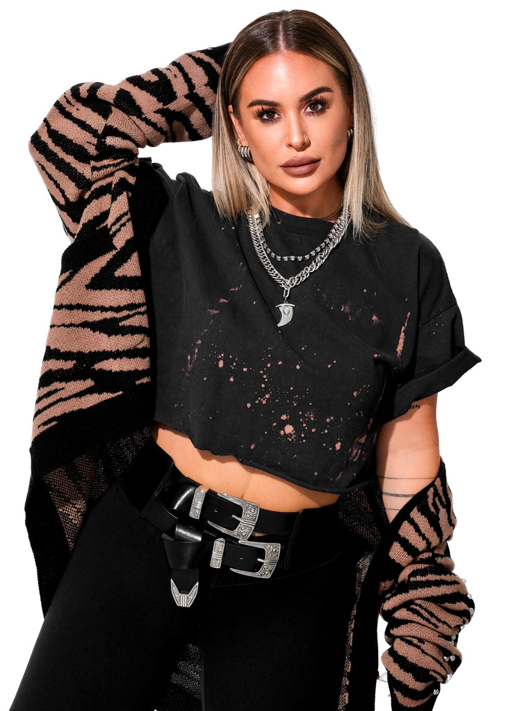 pebby forevee Necklace Silver HIGH PROFILE STATEMENT NECKLACE