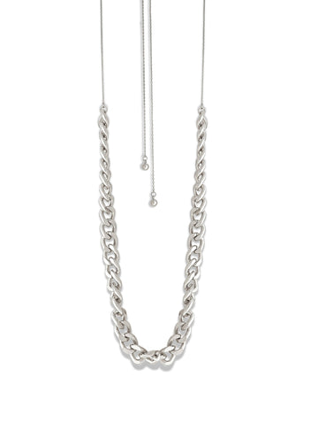 pebby forevee Necklace Silver HUNTLEY STATEMENT NECKLACE
