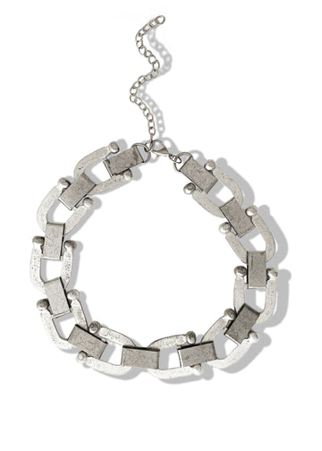 pebby forevee Necklace Silver IMPETIOUS STATEMENT CHOKER NECKLACE