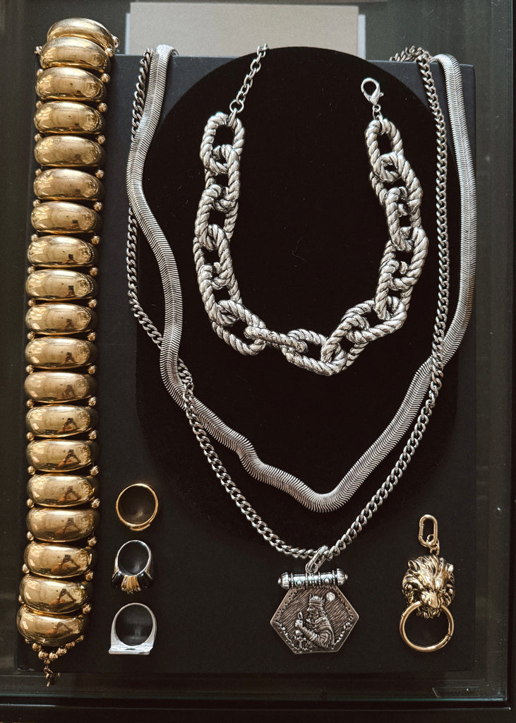 pebby forevee Necklace Silver MEET YOU THERE STATEMENT NECKLACE