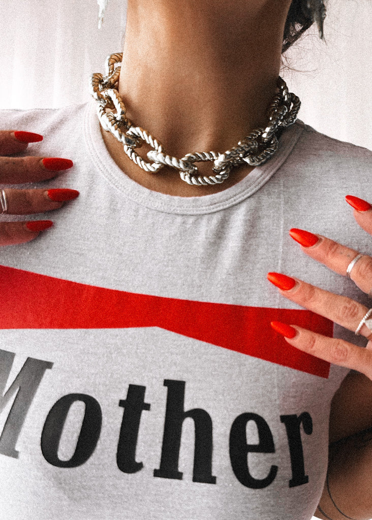 pebby forevee Necklace Silver MEET YOU THERE STATEMENT NECKLACE