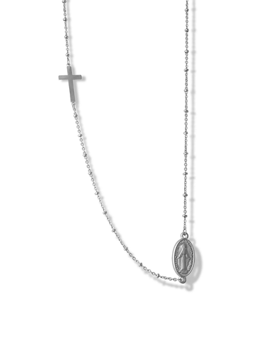 pebby forevee Necklace Silver MERCIFUL WATER RESISTANT NECKLACE