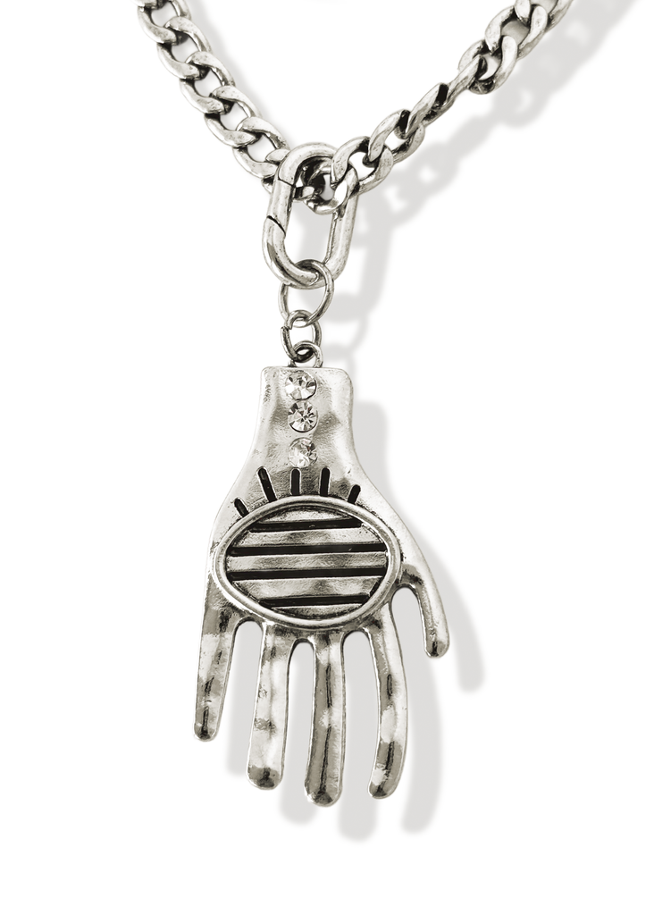 pebby forevee Necklace Silver OLSEN WRAP STATEMENT NECKLACE