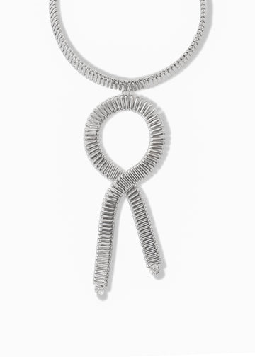 pebby forevee Necklace Silver ORSON STATEMENT NECKLACE