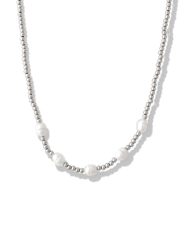 pebby forevee Necklace Silver PERCY WATER RESISTANT NECKLACE