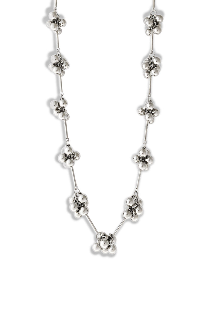 pebby forevee Necklace Silver ROLL CALL STATEMENT NECKLACE