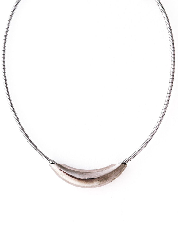 pebby forevee Necklace Silver SCULPTURE WATER RESISTANT NECKLACE