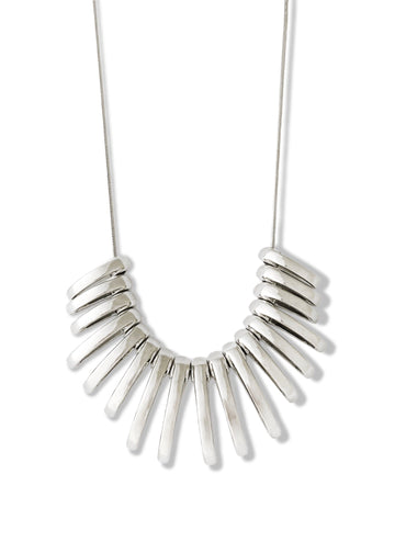 pebby forevee Necklace Silver SILAS STATEMENT NECKLACE
