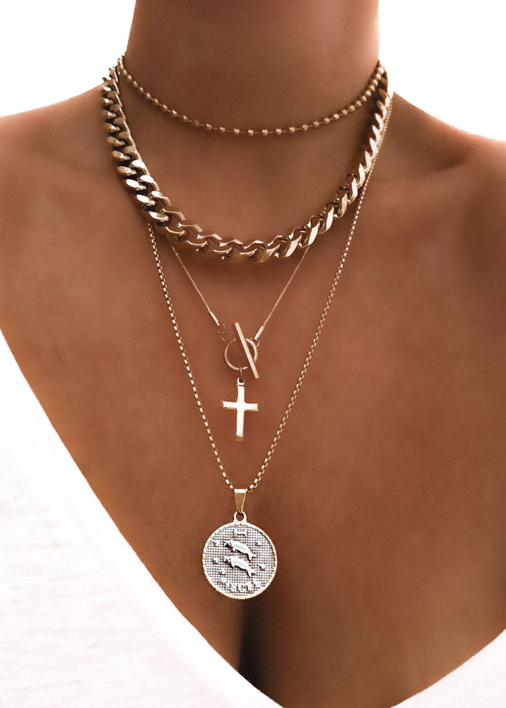 pebby forevee Necklace SUN SIGN WATER RESISTANT NECKLACE