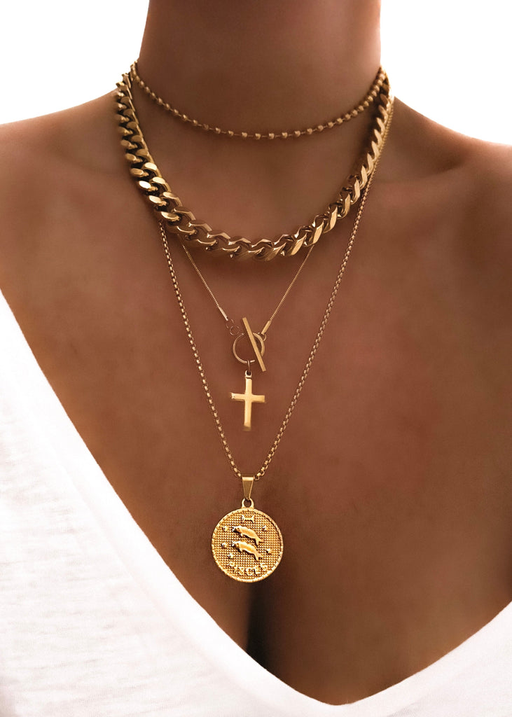 pebby forevee Necklace SUN SIGN WATER RESISTANT NECKLACE