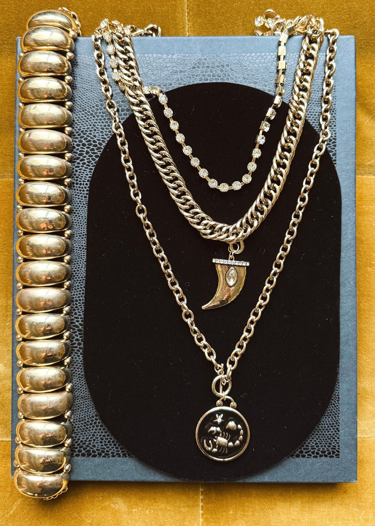 pebby forevee Necklace WHATS YOUR SIGN STATEMENT NECKLACE