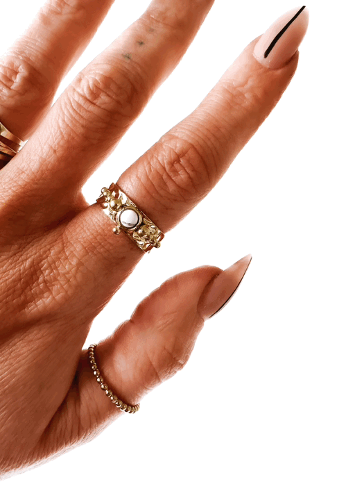 pebby forevee Ring Gold / 7 MARLE WATER RESISTANT RING