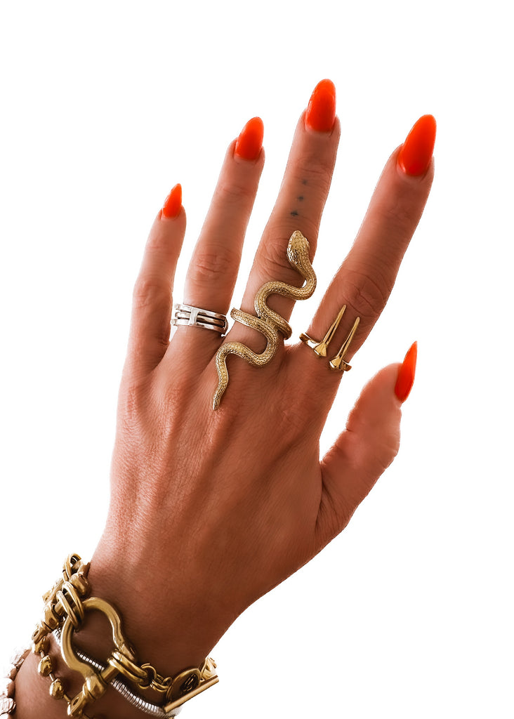 pebby forevee Ring Gold / 7 TIERCEL WATER RESISTANT RING