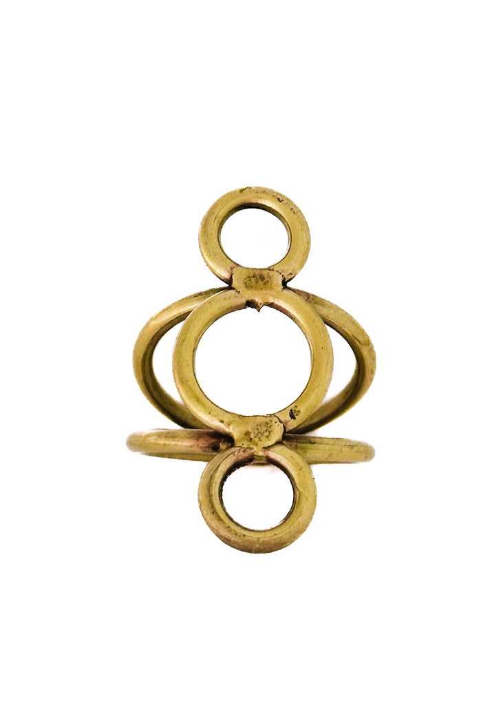 pebby forevee Ring Gold / 8 OPEROSE STATEMENT RING