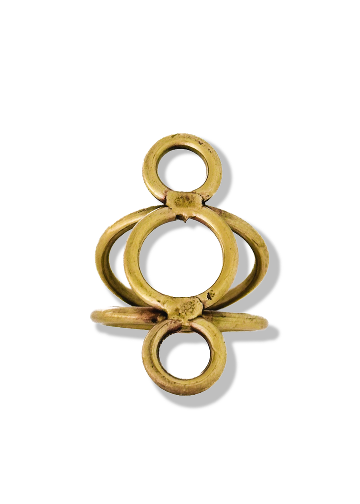 pebby forevee Ring Gold / 8 OPEROSE STATEMENT RING