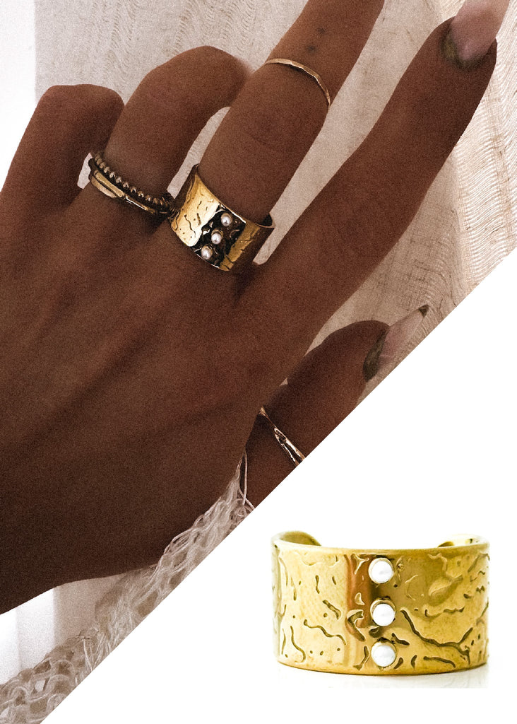 pebby forevee Ring Gold / 9 ANNIS WATER RESISTANT RING