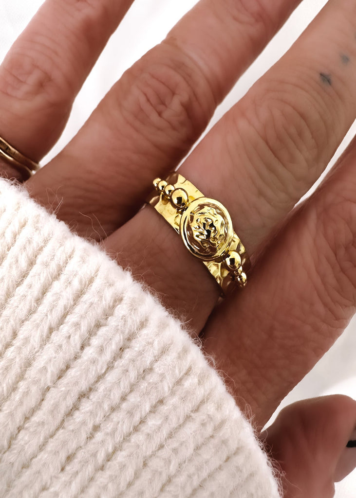 pebby forevee Ring Gold ANGELICA WATER RESISTANT RING