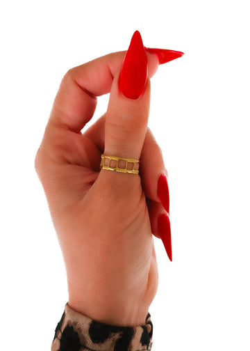 pebby forevee Ring Gold / Flexible Fit AERIAL WATER RESISTANT RING