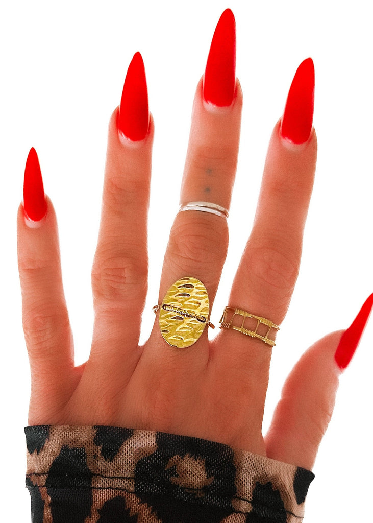 pebby forevee Ring Gold / Flexible Fit QUIMBY WATER RESISTANT RING