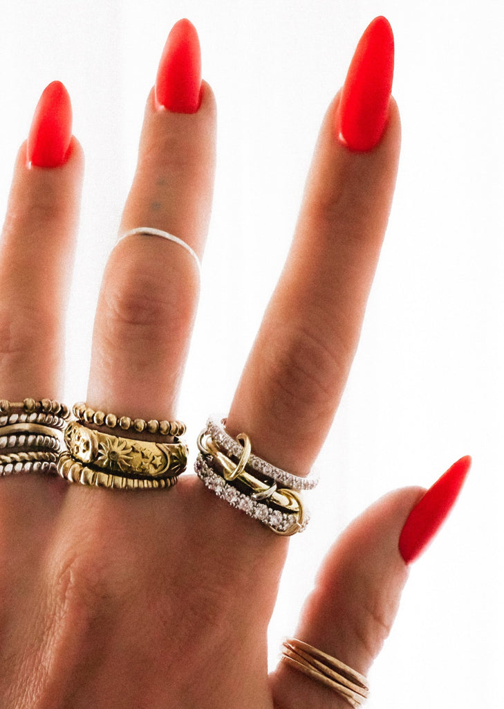 pebby forevee Ring MIXED EMOTIONS STACKED RING